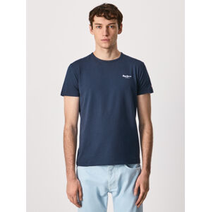 Pepe Jeans pánské tmavě modré tričko Basic - M (595)